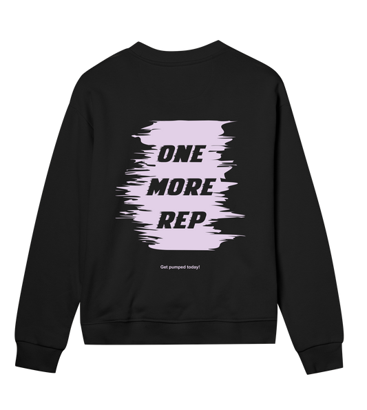 One more rep Sweater- Zwart Dames