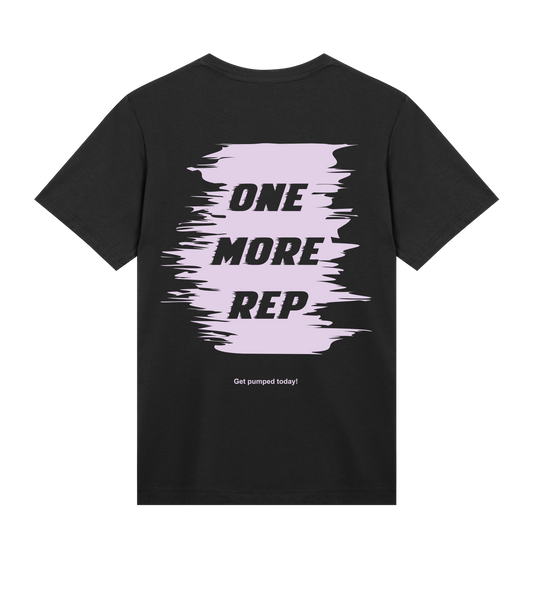 One more rep T-shirt - Zwart Heren