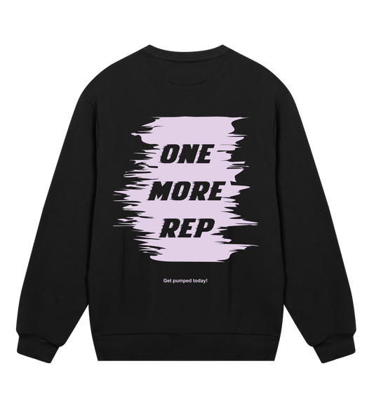 One more rep Sweater- Zwart Heren