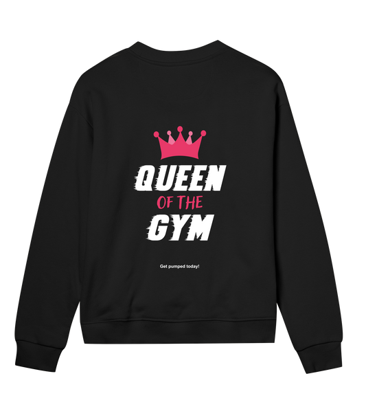 Queen of the gym Sweater - Zwart