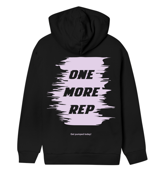 One more rep Hoodie - Zwart Dames