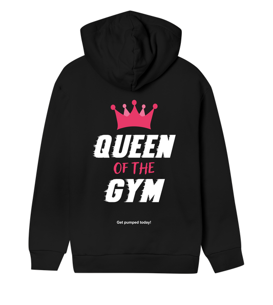 Queen of the gym Hoodie - Zwart