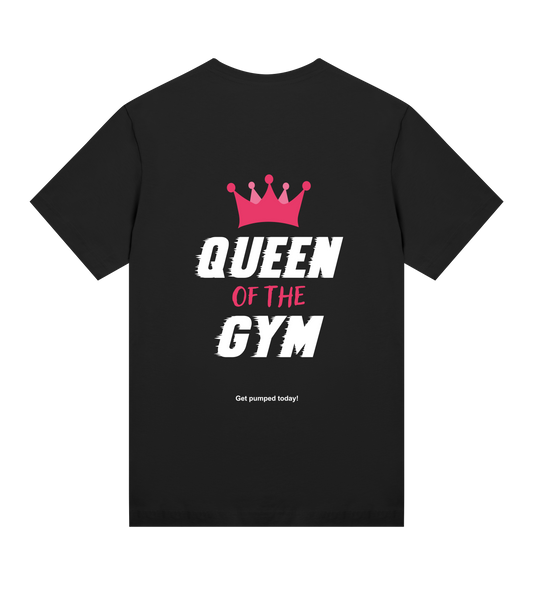 Queen of the gym T-Shirt - Zwart