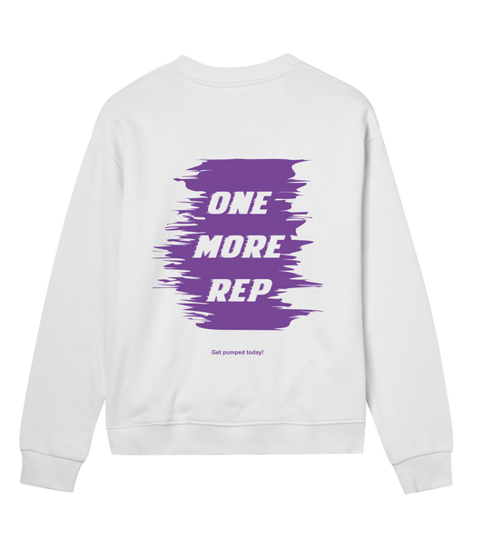 One more rep Sweater- Wit Dames