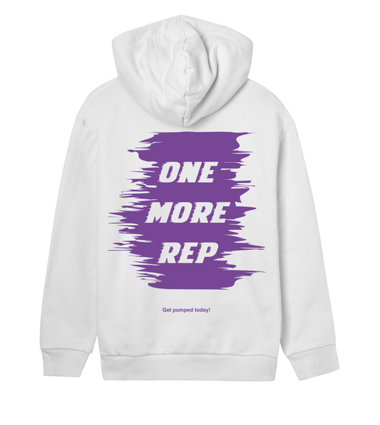 One more rep Hoodie - Wit Dames