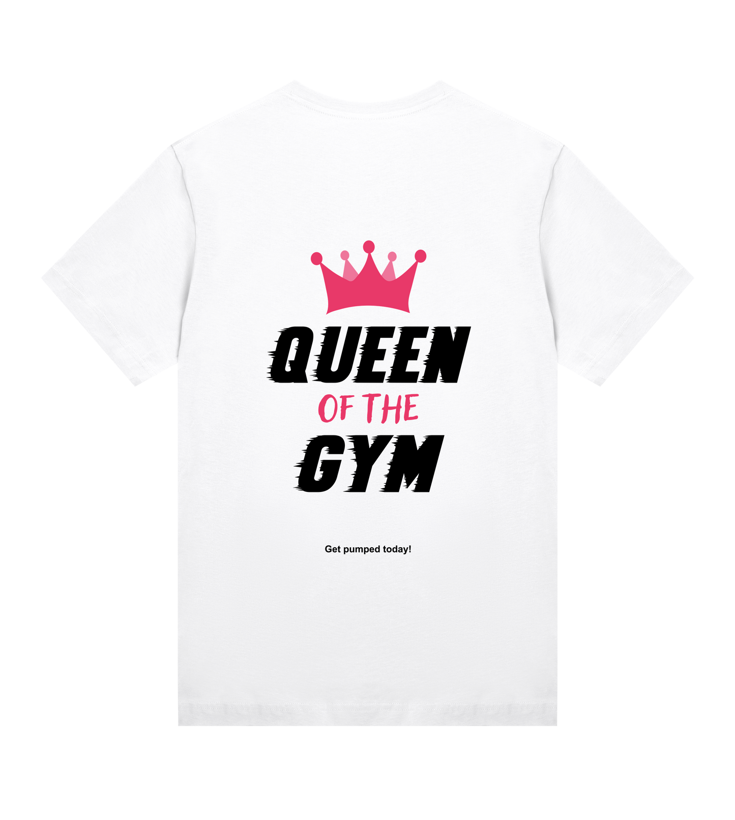 Queen of the gym T-Shirt - Wit