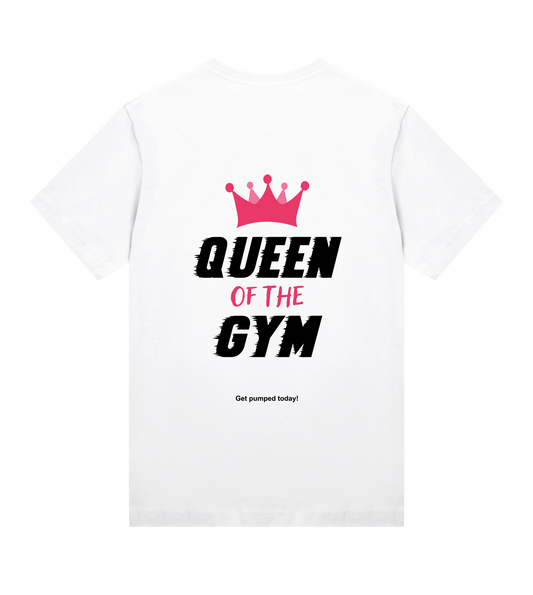 Queen of the gym T-Shirt - Wit