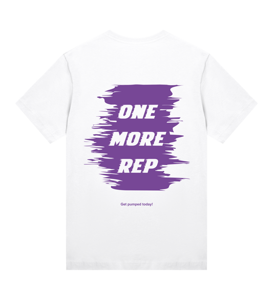 One more rep T-shirt - Wit Dames