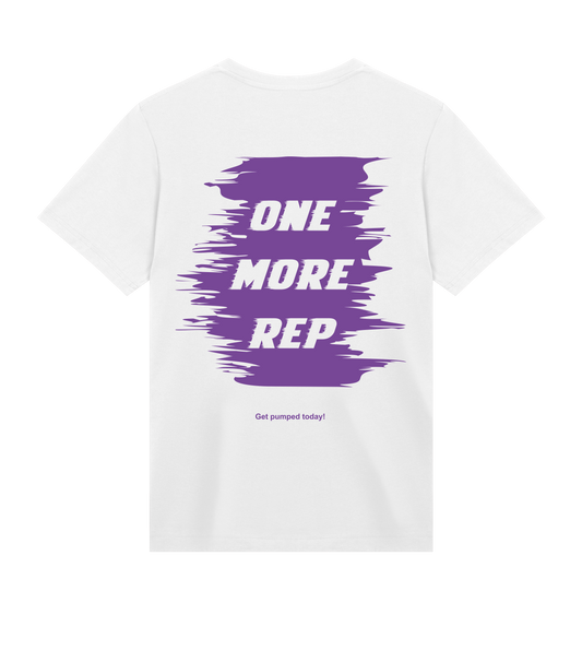 One more rep T-shirt - Wit Heren